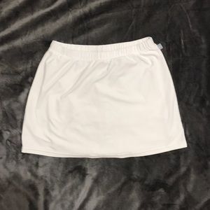 Nike Dri-Fit White Tennis Skirt with Shorts